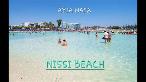 NISSI BEACH MUST SEE No 1 Beach In Ayia Napa Cyprus 4K YouTube