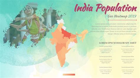 India Population Geo Heatmap 2019 Geo Heatmap Template