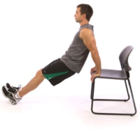 Tricep Chair Dips by Steve Mabley - Exercise How-to - Skimble