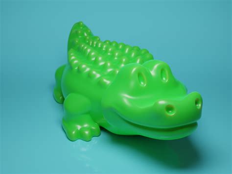 Figura Adorno Mu Eco Cocodrilo Faty Croco Varios Colores Electrogeek