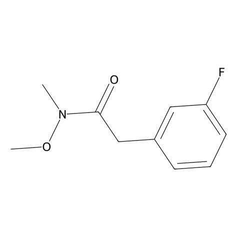 Buy Fluorophenyl N Methoxy N Methylacetamide