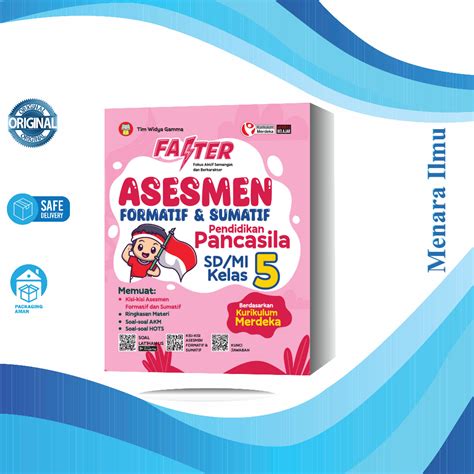 Jual BUKU FASTER ASESMEN FORMATIF DAN SUMATIF PENDIDIKAN PANCASILA