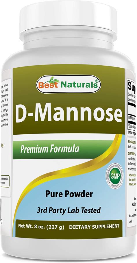 Best Naturals D Mannose Pure Powder Urinary Tract Cleanse