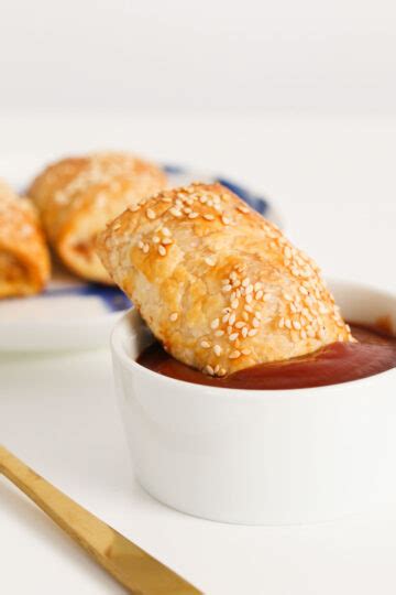 Chicken Sausage Rolls Bake Play Smile