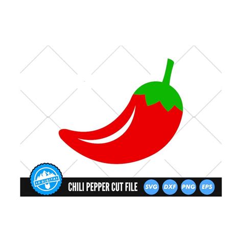 Chili Pepper SVG Files Red Pepper SVG Cut Files Hot Pepp Inspire Uplift