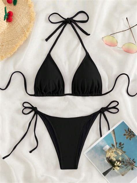 Bikini damskie Dwuczęściowe stroje kąpielowe SHEIN PL