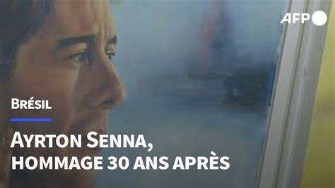 Br Sil Hommage La L Gende Ayrton Senna Ans Apr S Sa Mort Afp