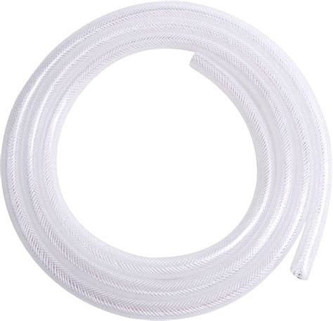 Ququyi PVC 1 1 4 ID X 1 5 8 OD Braided Clear Flexible PVC Tubing Soft