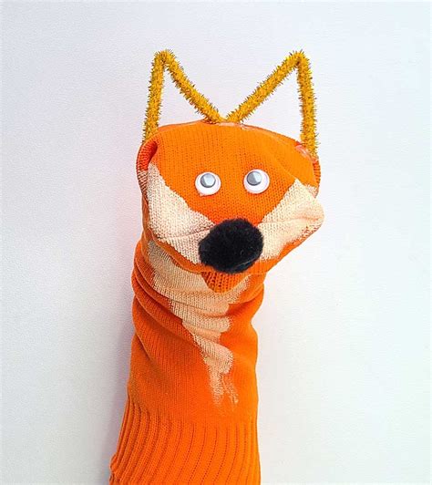 Fox Sock Puppet Craft for Kids | Woo! Jr. Kids Activities : Children's ...