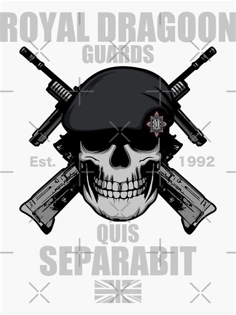 Royal Dragoon Guards Sticker For Sale By Strongvlad Redbubble