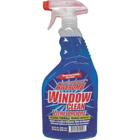 Awesome 223 Window Cleaner 32 Oz Blue Liquid