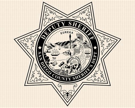 Badge Of The San Diego County Sheriff S Department Svg Bundle San Diego County Sheriff S Seal