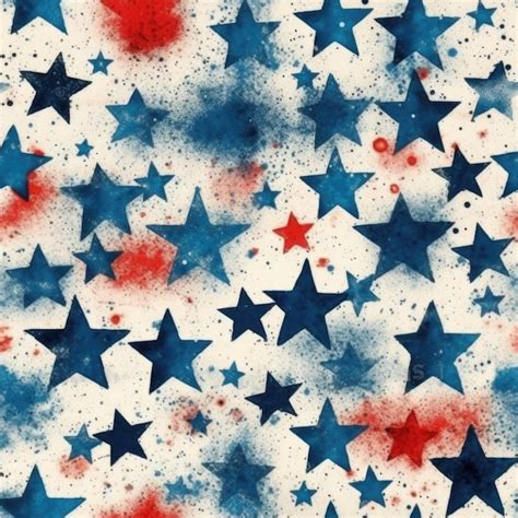 Premium Photo Stars Seamless Background