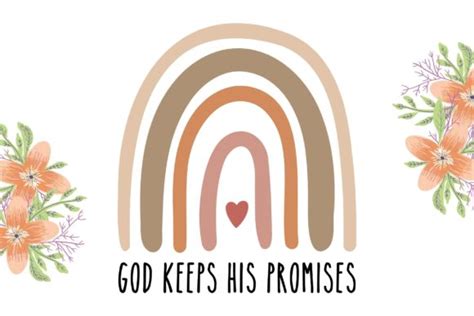 God Keeps His Promises Rainbow Graphic by vdesign · Creative Fabrica