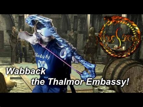 Elven Embassy With Wabbajack Skyrim VR Livestream On Kat Walk C With