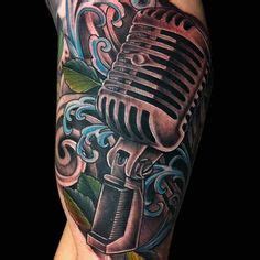 41 Microphone Tattoo ideas | microphone tattoo, tattoos, music tattoos