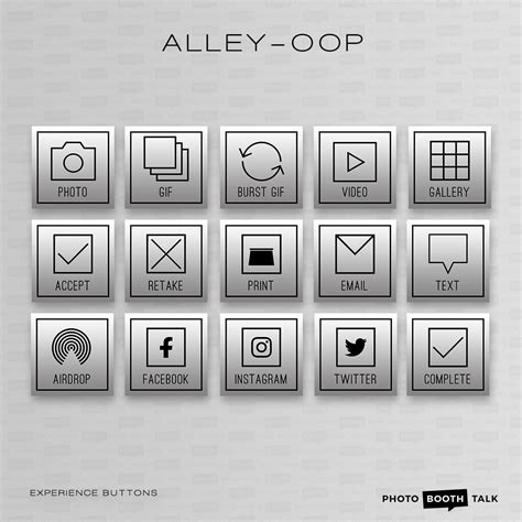 Alley Top Ipad Welcome Screen And Buttons Photo Booth Talk
