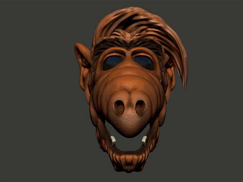 Stl File Alf Mask 👽・3d Printer Model To Download・cults