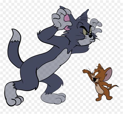 Good Tom And Jerry - Tom And Jerry Silhouette Png, Transparent Png - vhv