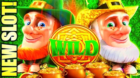 NEW SLOT DOUBLE THE FUN WILD LEPRECOINS DOUBLE LUCK Slot Machine