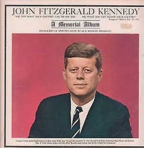 John Fitzgerald Kennedy A Memorial Album Lp Vinyl Usa Premier