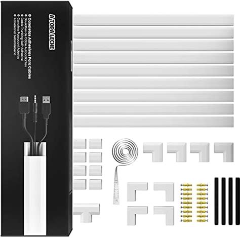 Canaletas para Cableado Adhesivas Esconder Cables Fácilmente con