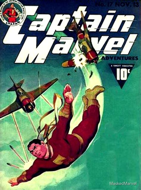 Retro Ww2 Fawcett Cover Superhero Golden Age By Maskedmarvel Redbubble