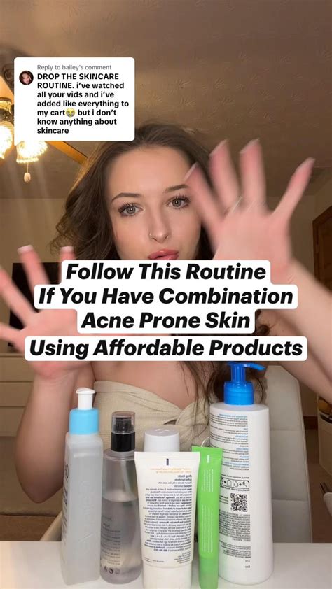 Combination Plus Acne Prone Skin Care Routine Using Affordable Products