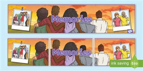 Memories Display Banner Twinkl Ks Teacher Made