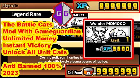 The Battle Cats Mod With Gameguardian Anti Banned Unlimited Xp