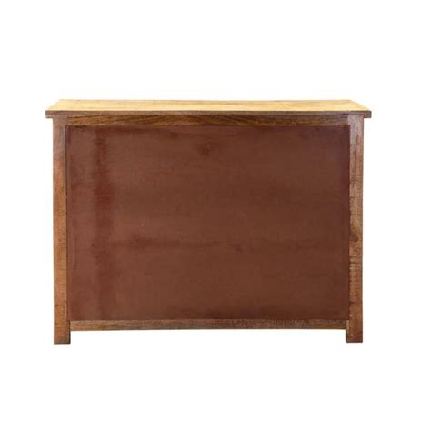 Waldo Mango Wood Storage Buffet Cabinet