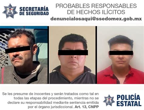 En Acciones Distintas Ss Detiene A Tres Hombres Implicados En Robos