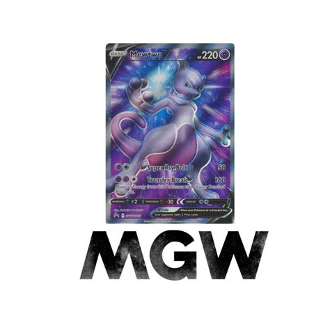 Pokemon TCG Pokemon GO Promo Mewtwo V SWSH229 Full Art Ultra Rare