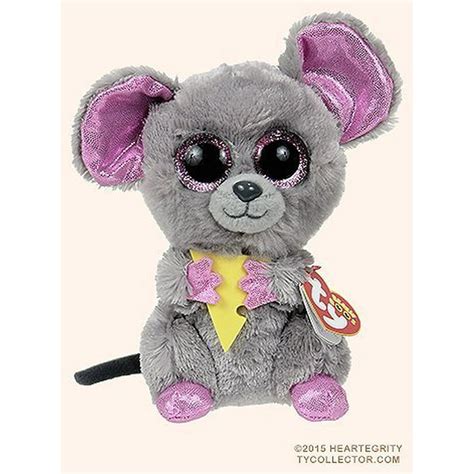 New Ty Plush Animals Beanie Boos Squeaker Mouse 15cm6 Cute Ty Big Eyed