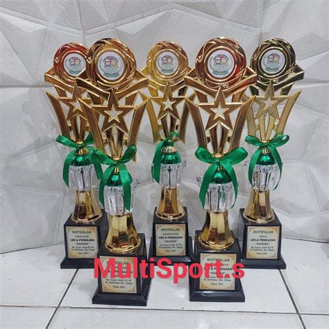 Jual PIALA TROPHY AKRILIK TINGGI 43 CM Shopee Indonesia