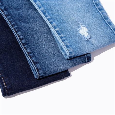 Hot Price Indigo Blue Twill Big Stretch Jersey Pure Cotton Thin Denim