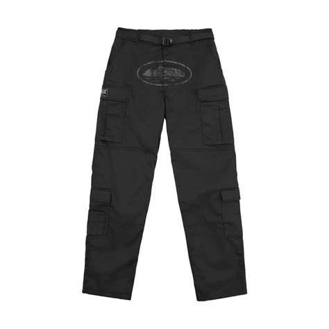 Corteiz Guerillaz Cargo Pants Black Points Streetwear Store Brisbane