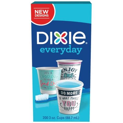 Dixie Everyday Disposable Printed Paper Bath Cups, 200 ct - Harris Teeter