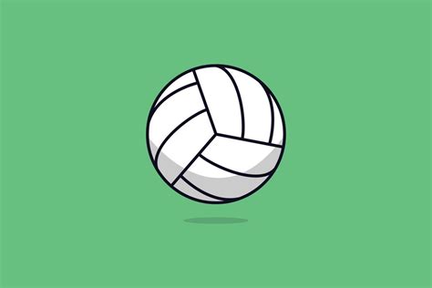 Volleyball Ball vector illustration. Sport object icon concept. sport ...