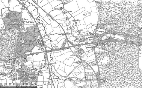 Historic Ordnance Survey Map of Frimley Green, 1918