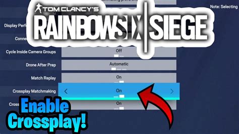 How To Enable Crossplay In RAINBOW SIX SIEGE How To Play Rainbow Six