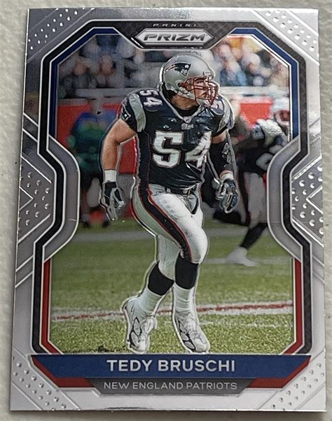 Prizm Base Tedy Bruschi New England Patriots Ebay