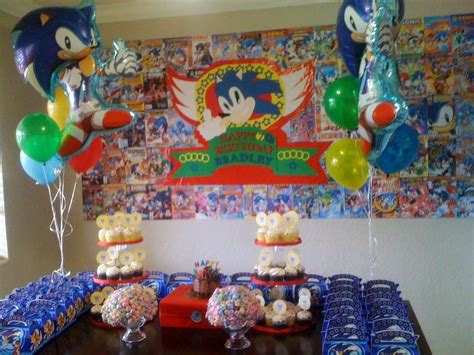 Sonic The Hedgehog Birthday Party Ideas Photo 10 Of 13 Sonic