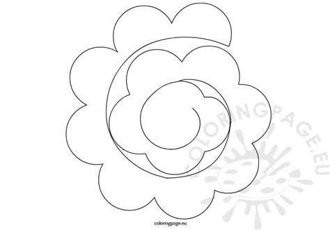 Printable Spiral Paper Rose Template - Printable Templates