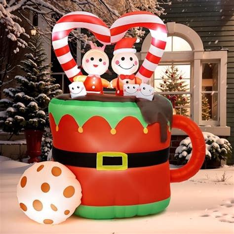 Amazon Christmas Masters Foot Inflatable Hot Cocoa Mug Float