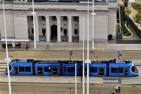 West Midlands Metro From The Roof Gardens In The Library D K