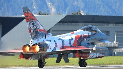 Eurofighter Typhoon Austrian Tigers Airpower Youtube