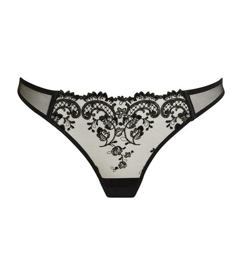 Kiki De Montparnasse Lace Juliette Thong In Black Lyst