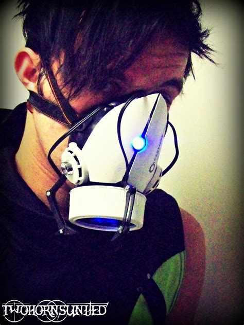 The Aperture Science Portal Gun Gas Mask V2 By Twohornsunited On Deviantart