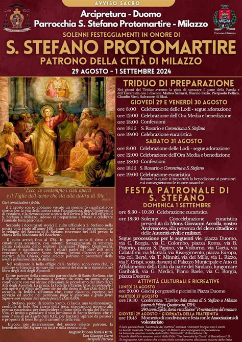 Festa Di Santo Stefano Tutte Le Modifiche Alla Viabilit Per Gli